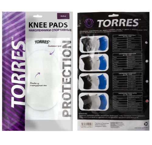 Torres ACTIVE Наколенники Белый фото 3